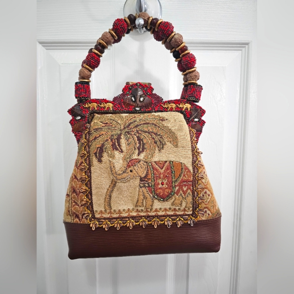 MARY FRANCES HANDMADE VINTAGE BAG